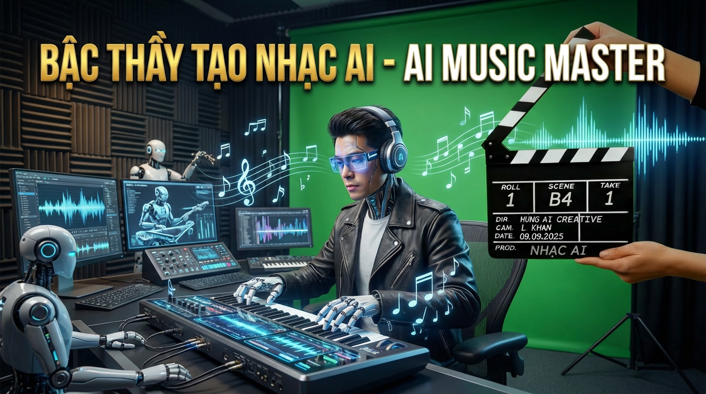 BẬC THẦY TẠO NHẠC AI - AI MUSIC MASTER